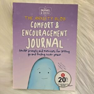 5 For $25 The Anxiety Blob Comfort Encouragement Journal By Sweatpants & Coffee
